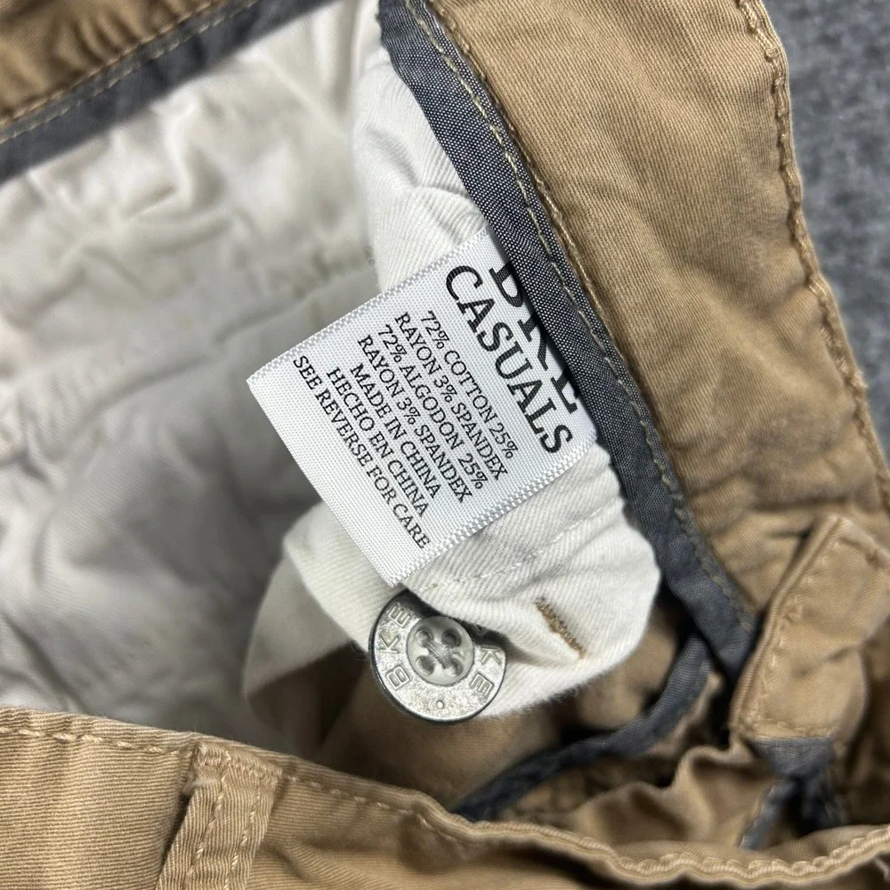 BKE Jake Straight Pants‎ Mens 31R Tan Khaki Chino Casual Stretch Trousers